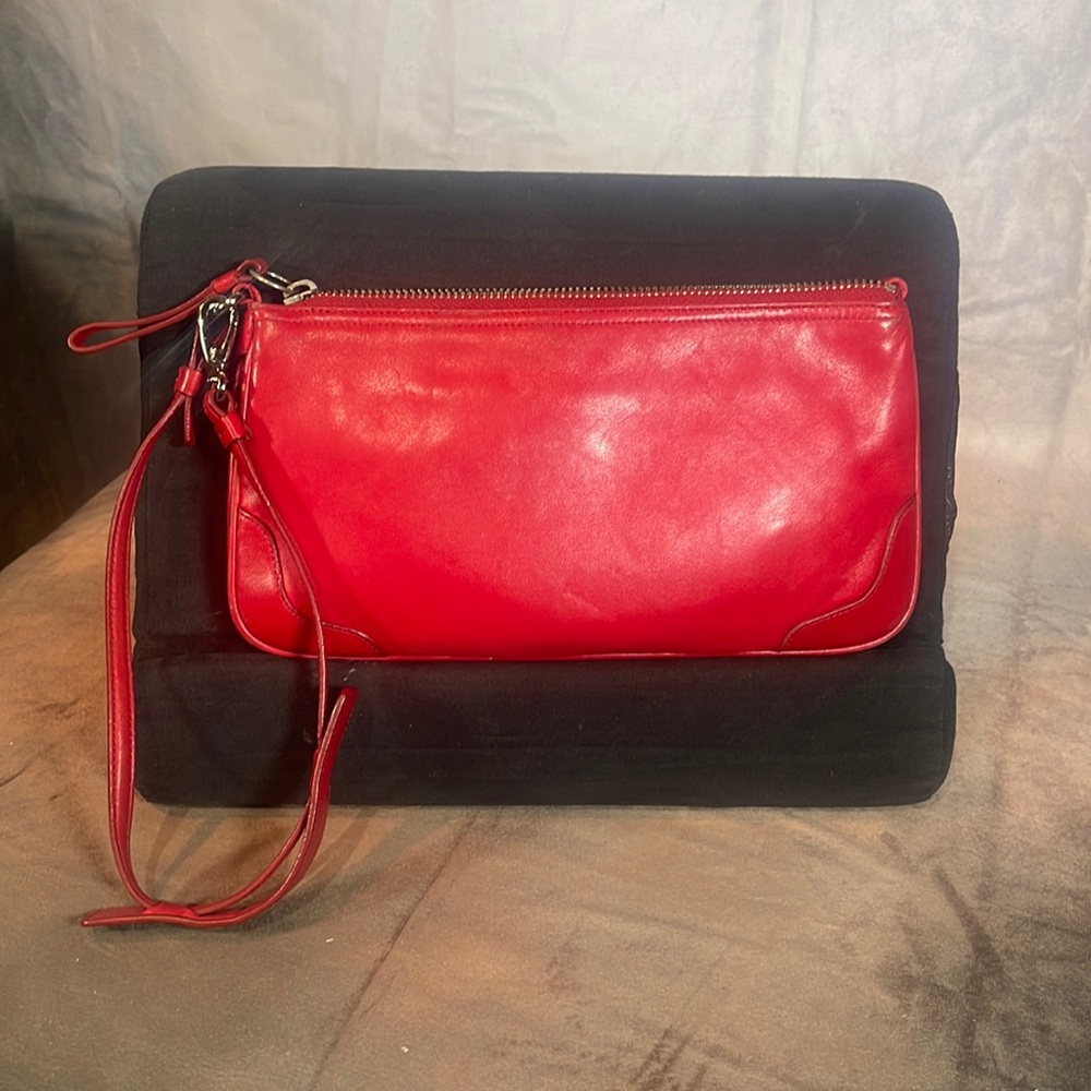 Coach Red Wristlet J1K-8314
